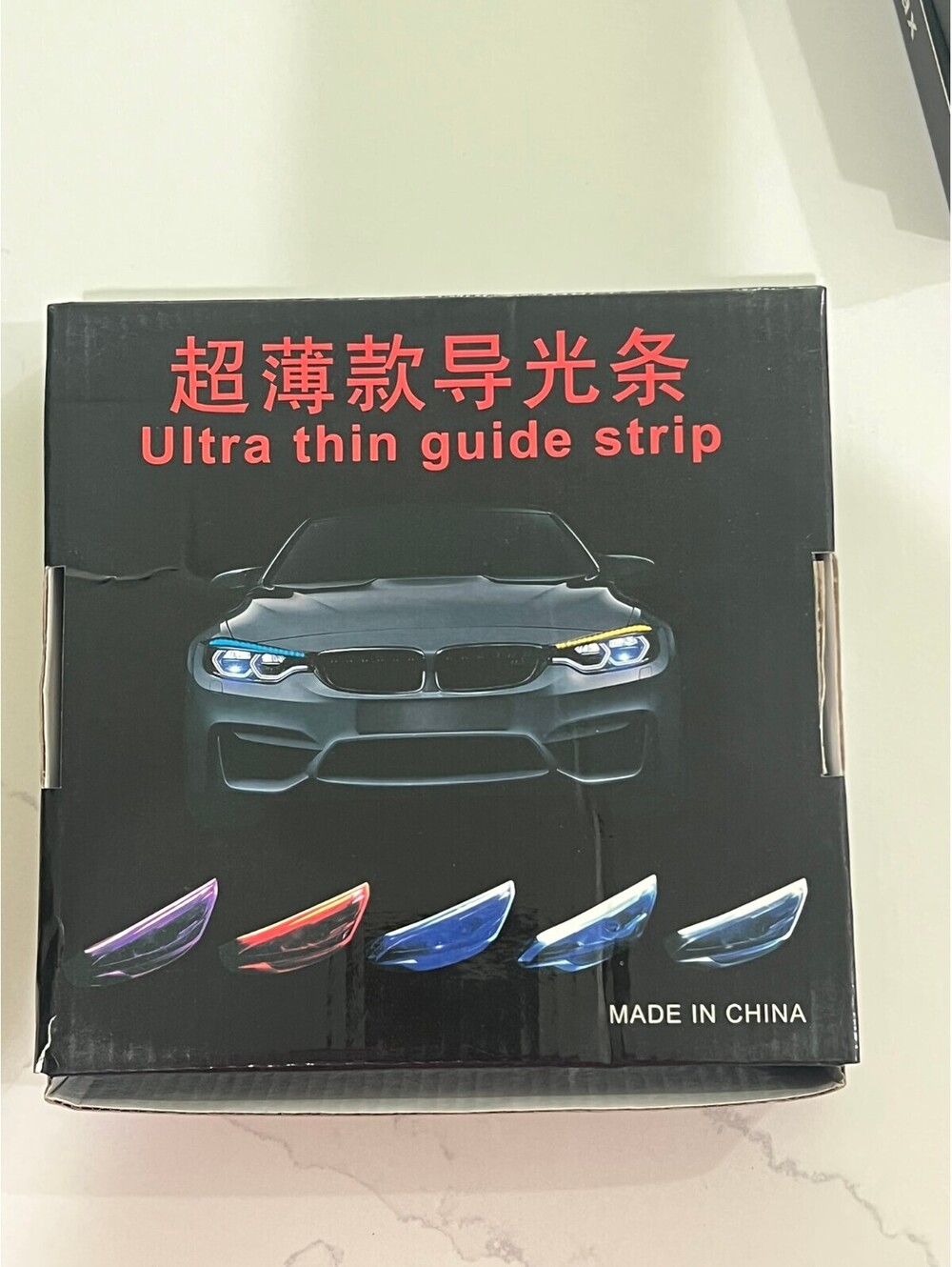 Universal Ultra-Thin Car LED Headlight Strip Kit
